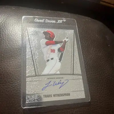 2011 Leaf Metal Draft Auto Travis Witherspoon Rc - Baseball Card Single