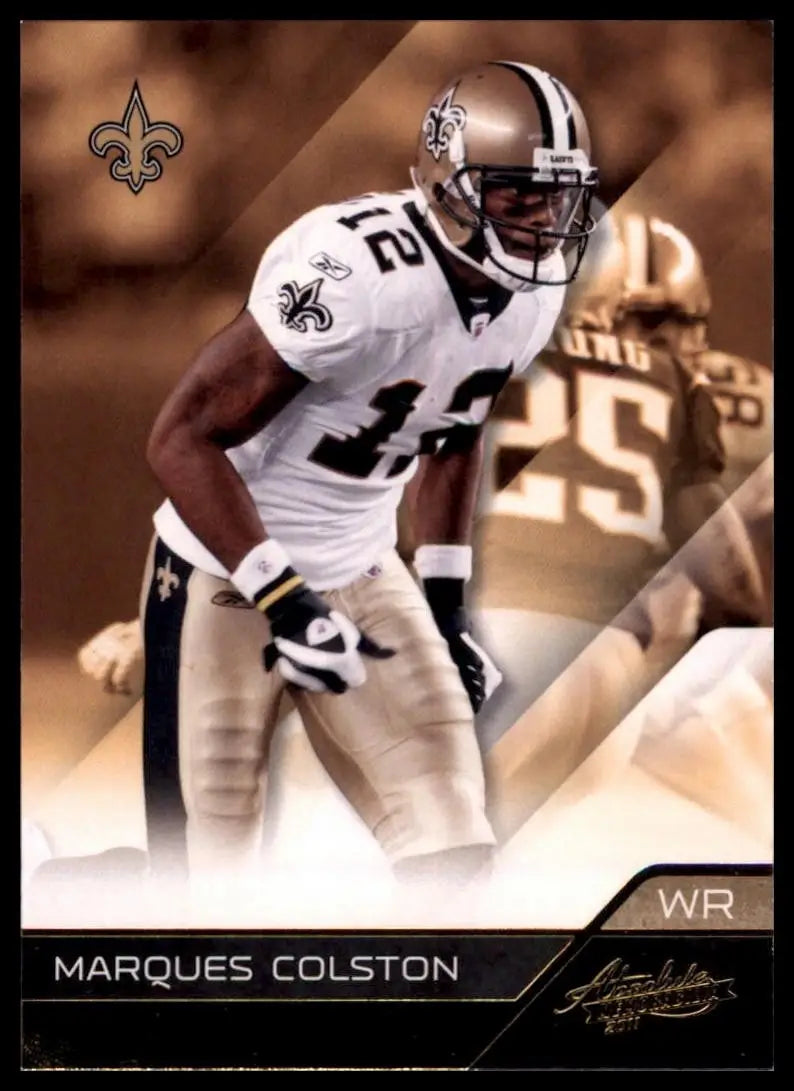 2011 Panini Absolute Memorabilia Marques Colston #61 New Orleans Saints Football - Football Card Single