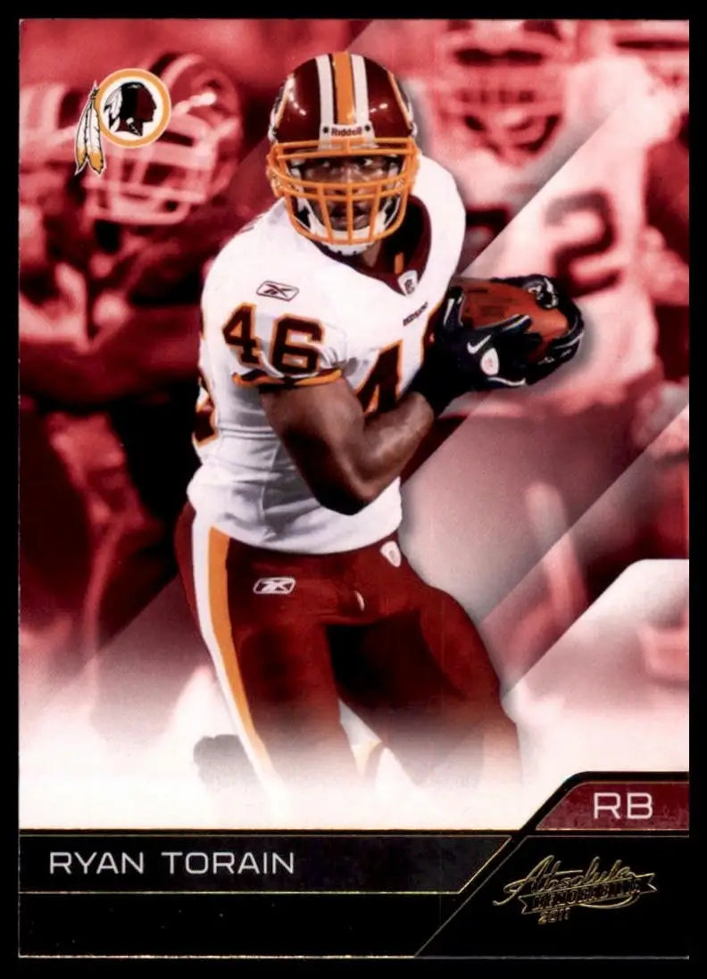 2011 Panini Absolute Memorabilia Ryan Torain #99 Washington Redskins Football - Football Card Single