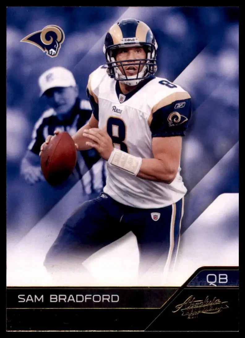 2011 Panini Absolute Memorabilia Sam Bradford #91 St Louis Rams Football Card - Football Card Single