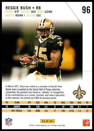 2011 Panini Rookies and Stars #96 Reggie Bush NM-MT Saints ID:81408 - Football Card Single