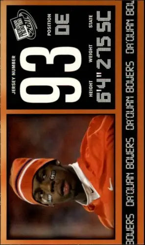 2011 Press Pass Da’Quan Bowers football card with original gloss NM-MT collectible