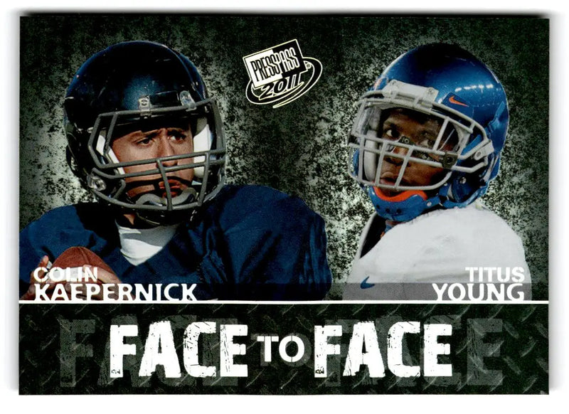 2011 Press Pass #FF-14 Colin Kaepernick / Titus Young Face to Face - Football Card Single