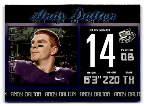 2011 Press Pass Reflectors Blue #38 Andy Dalton NM-MT ID:73565 - Football Card Single