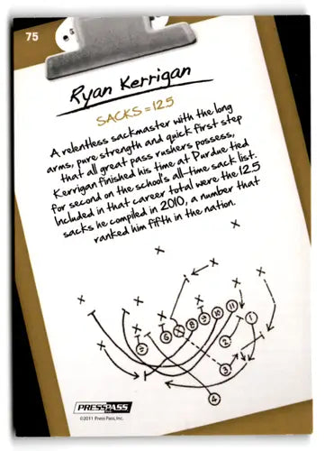 2011 Press Pass Reflectors Blue #75 Ryan Kerrigan NM-MT ID:73691 - Football Card Single