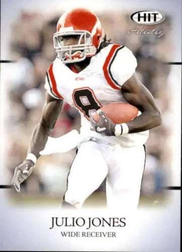 2011 Sage Hit Julio Jones football card with original gloss in NM-MT condition