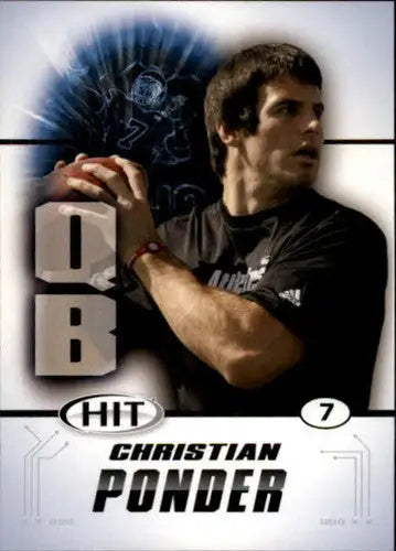 2011 SAGE Hit #7 Christian Ponder NM-MT ID:14204 - Football Card Single