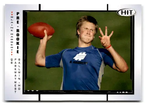 2011 SAGE Hit Pre-Rookie #PR2 Blaine Gabbert NM-MT ID:73651 - Football Card Single