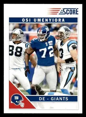 2011 Score #195 Osi Umenyiora - Football Card Single
