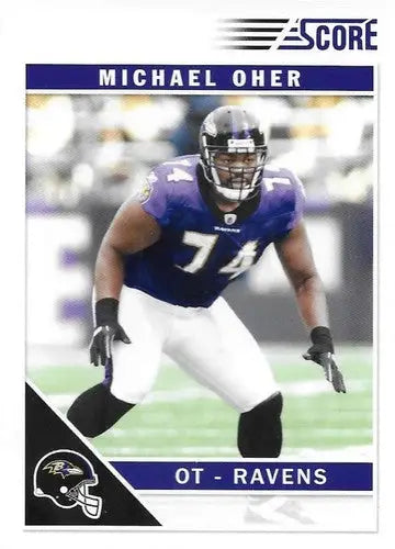 2011 Score #25 Michael Oher NM-MT Ravens ID:82019 - Football Card Single