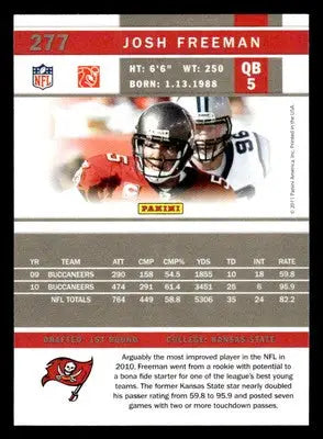 2011 Score #277 Josh Freeman - Football Card Single