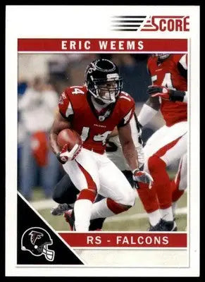 2011 Score Base Eric Weems Atlanta Falcons 12