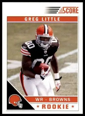 2011 Score Base Greg Little Cleveland Browns 337 RC - Football Card Single