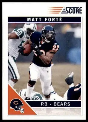 2011 Score Base Matt Forte Chicago Bears 56 - Football Card Single
