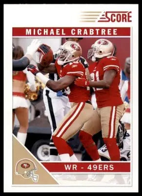 2011 Score Base Michael Crabtree San Francisco 49ers 250