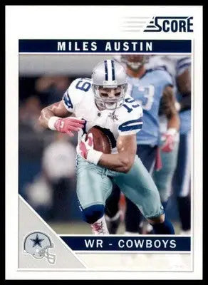 2011 Score Base Miles Austin Dallas Cowboys 82 - Football Card Single