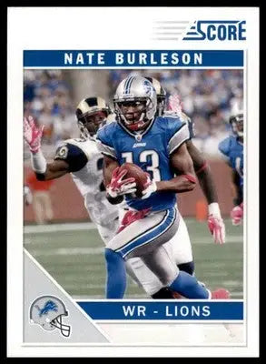2011 Score Base Nate Burleson Detroit Lions 99 - Football Card Single