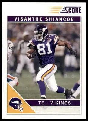 2011 Score Base Visanthe Shiancoe Minnesota Vikings 167 - Football Card Single