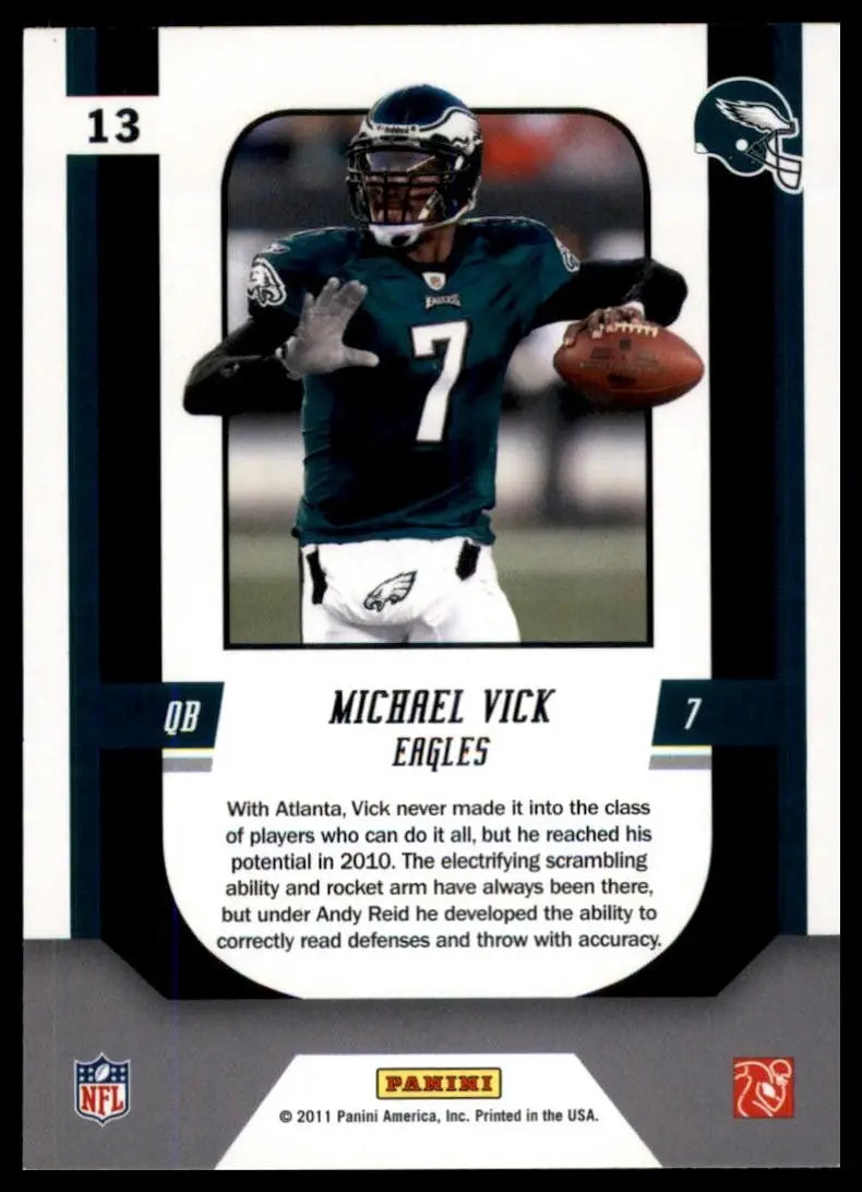 2011 Score - Complete Players Michael Vick #13