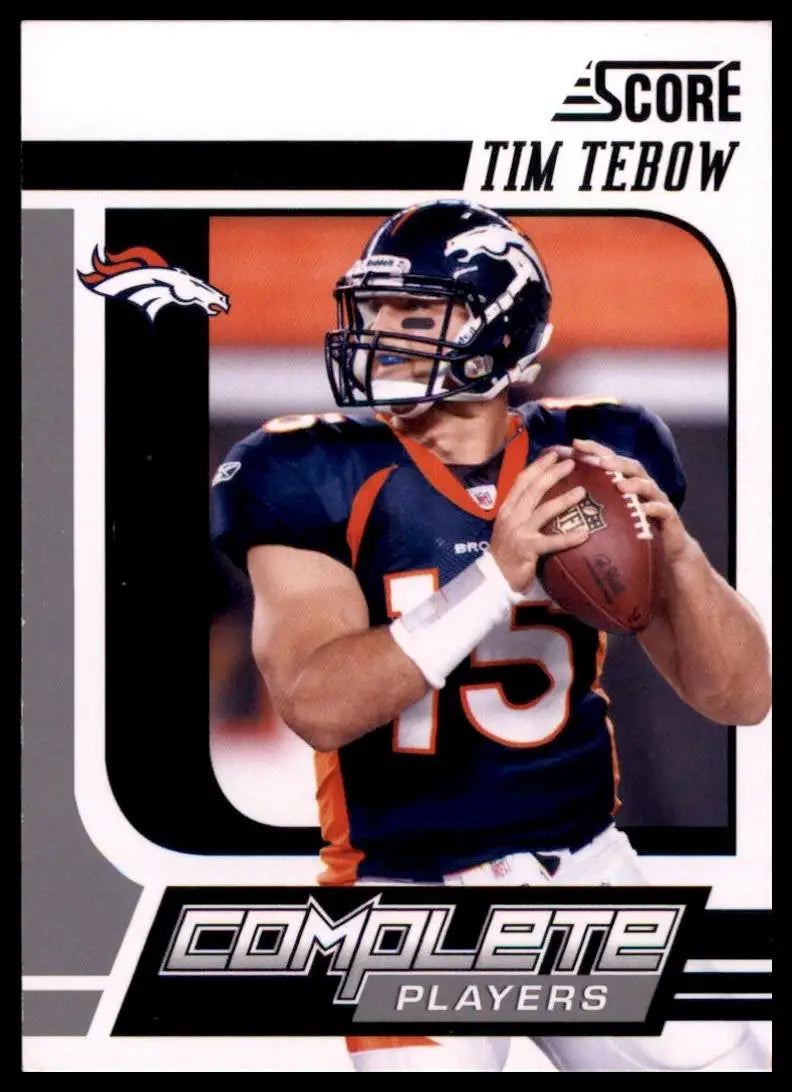 2011 Score - Complete Players Tim Tebow #17