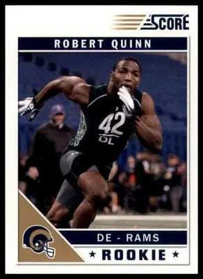 2011 Score - Glossy Base Robert Quinn Los Angeles Rams 381 RC - Football Card Single