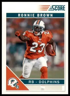 2011 Score - Glossy Base Ronnie Brown Miami Dolphins 158 - Football Card Single