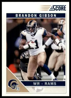 2011 Score - Glossy Brandon Gibson 264 Seattle Seahawks