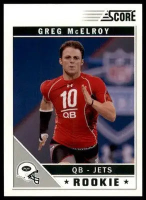 2011 Score - Glossy Greg McElroy 338 New York Jets