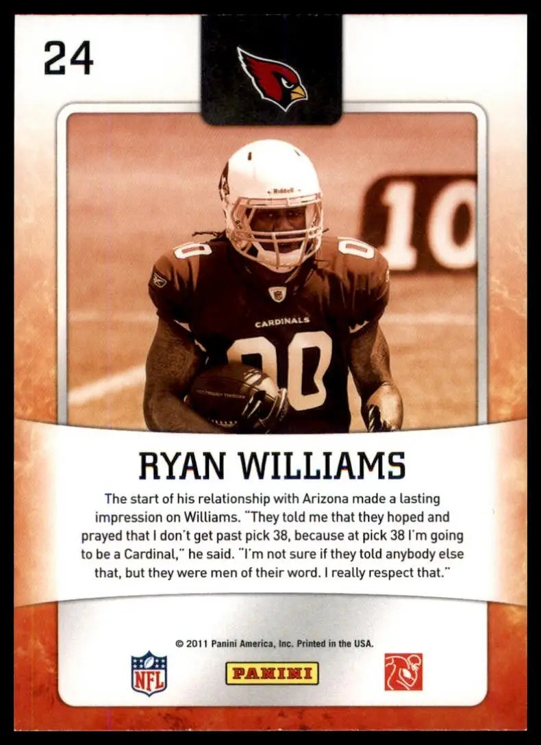 2011 Score - Hot Rookies Ryan Williams #24 (RC)