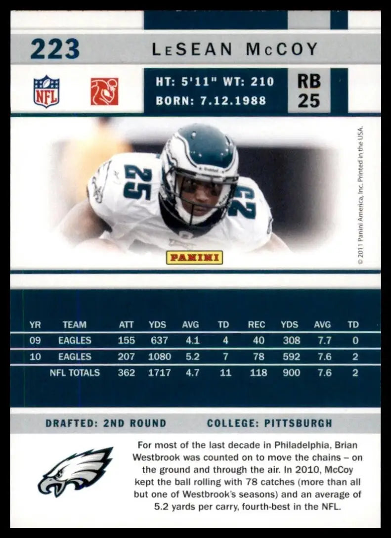 2011 Score - LeSean McCoy #223