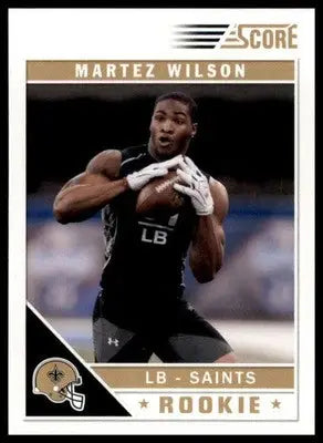 2011 Score Martez Wilson RC 362 Chicago Bears