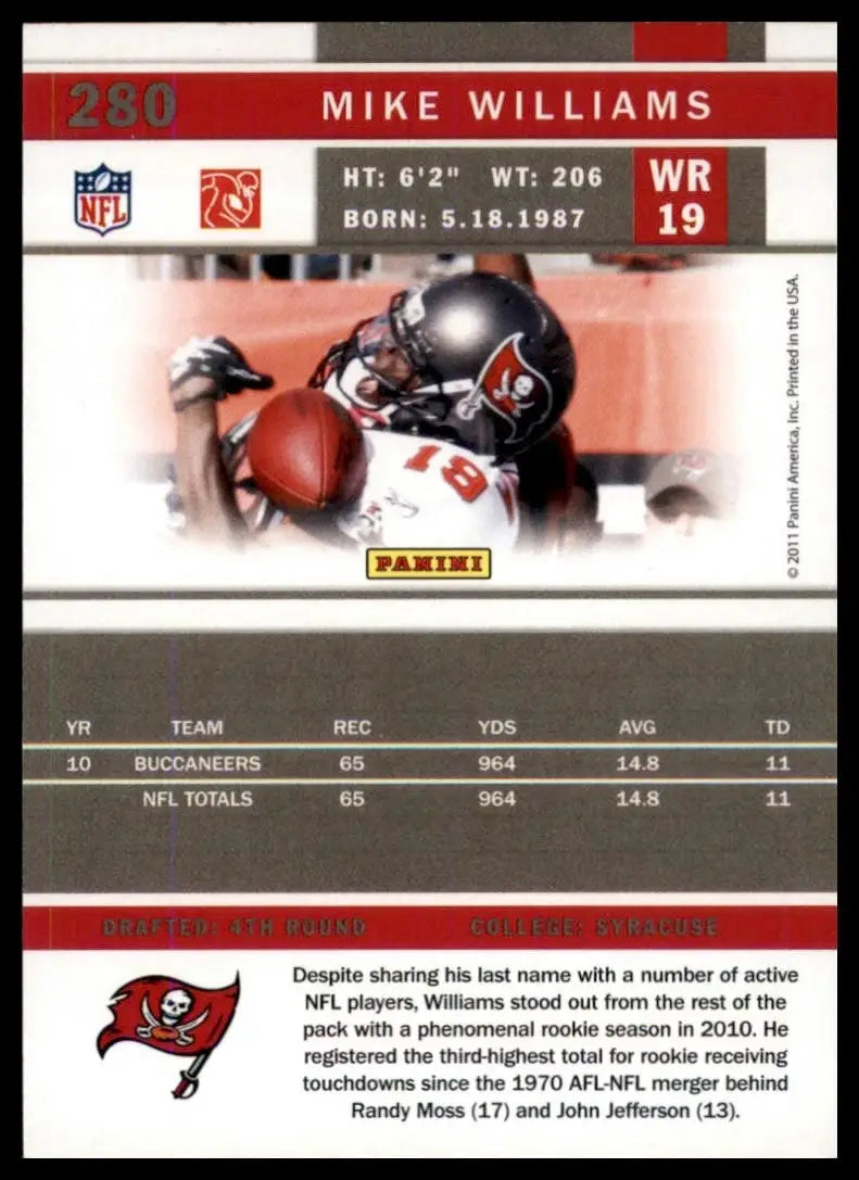 2011 Score - Mike Williams #280