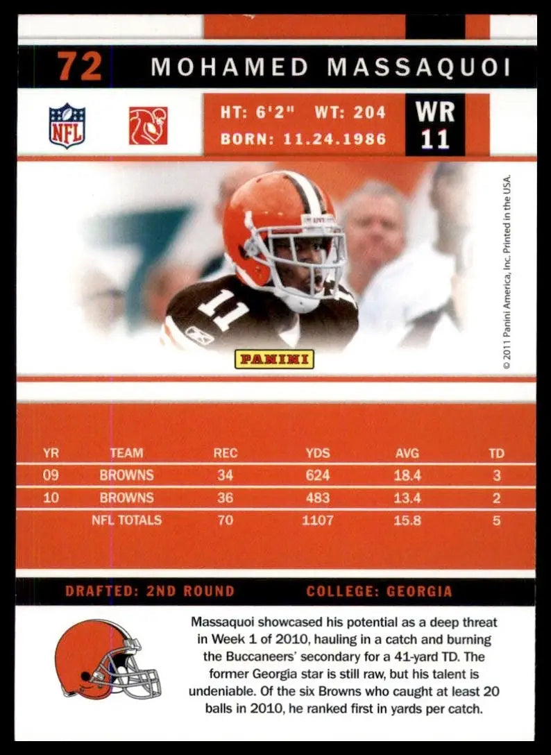 2011 Score - Mohamed Massaquoi #72