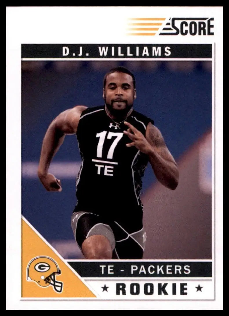2011 Score - Rookie D.J. Williams #324 (RC)