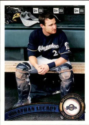 2011 Topps #105 Jonathan Lucroy NM-MT Brewers - Baseball Card Single
