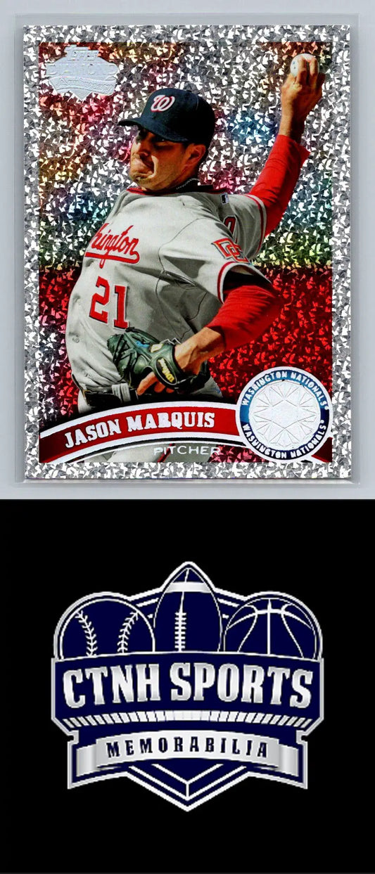 Jason Marquis baseball card from 2011 Topps Diamond Anniversary Washington Nationals