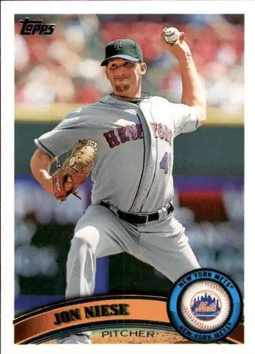 2011 Topps #147 Jon Niese NM-MT Mets ID:81426 - Baseball Card Single