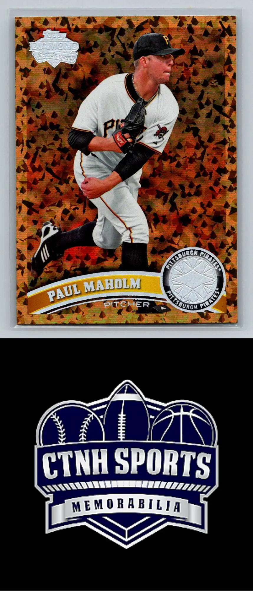 Paul Maholm baseball card from 2011 Topps Diamond Anniversary Pittsburgh Pirates series
