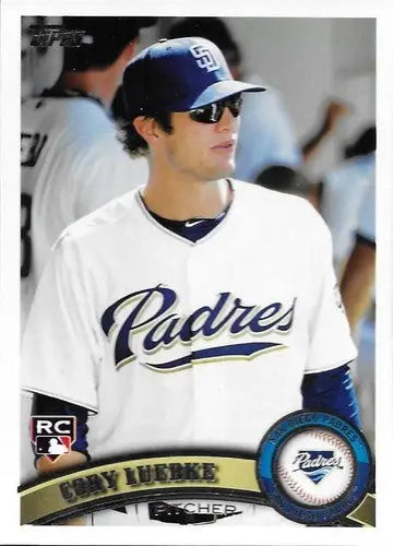 2011 Topps #193 Cory Luebke NM-MT RC Rookie Padres ID:72339 - Baseball Card Single