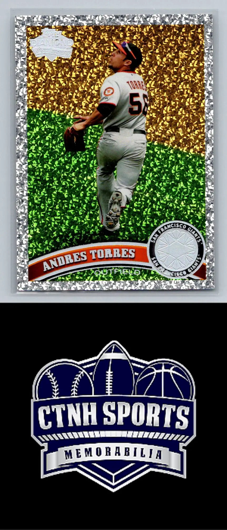 Andres Torres Diamond Anniversary baseball card from the 2011 Topps #194 set