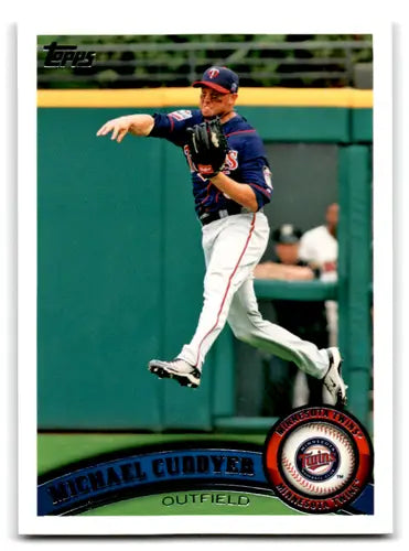 Michael Cuddyer baseball card with original gloss in mint Twins condition
