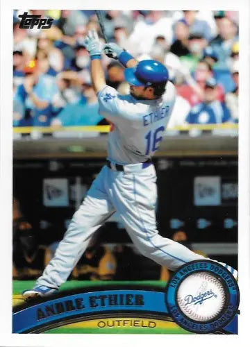 2011 Topps #240 Andre Ethier NM-MT Dodgers ID:81490 - Baseball Card Single