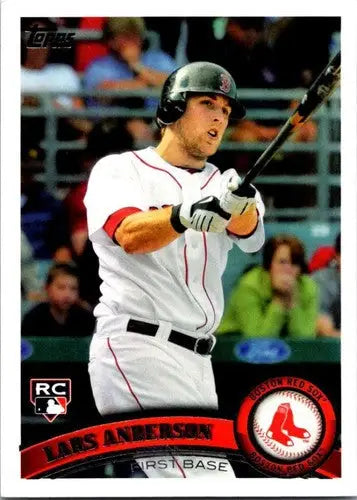 2011 Topps #254 Lars Anderson NM-MT RC Rookie Red Sox ID:18173 - Baseball Card Single