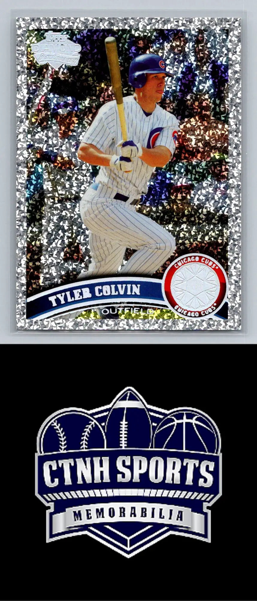 Tyler Colvin Diamond Anniversary Chicago Cubs baseball card 2011 Topps #256