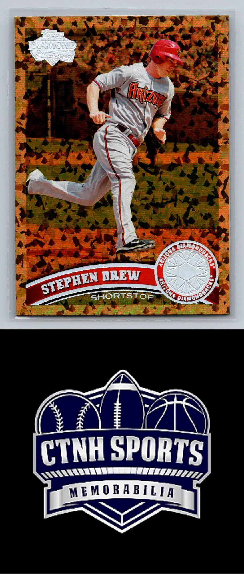 Stephen Drew 2011 Topps #269 Cognac Diamond Anniversary baseball card Arizona Diamondbacks