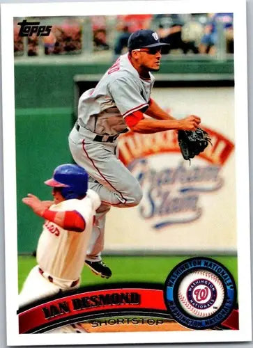 2011 Topps #308 Ian Desmond NM-MT Nationals ID:81429 - Baseball Card Single