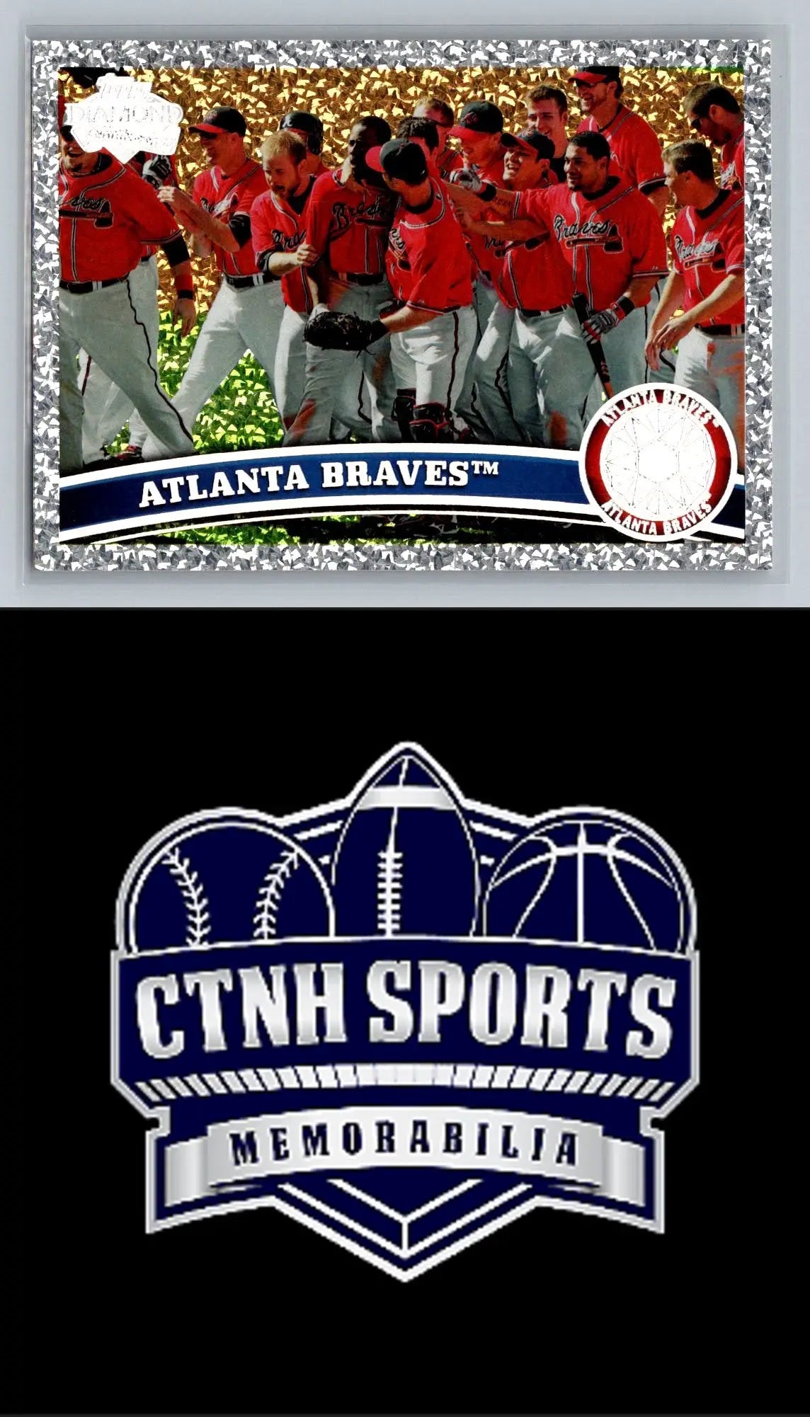 Atlanta Braves baseball card from 2011 Topps Diamond Anniversary series