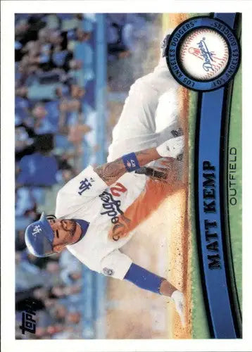 2011 Topps #375a Matt Kemp NM-MT Dodgers ID:81503 - Baseball Card Single
