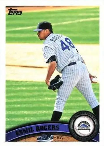 2011 Topps #377 Esmil Rogers NMMT Rockies - Baseball Card Single