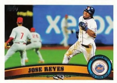 2011 Topps #380 Jose Reyes NMMT Mets ID:7326 - Baseball Card Single